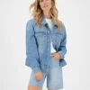 Veste En Jean TYLERcouleur Délavé Clair En Coton Recyclé Et Biologique - Fabriqué En Tunisie -Clothing Discounts Store 9E3B97EB 1093 44FA B61A 90EF85556359