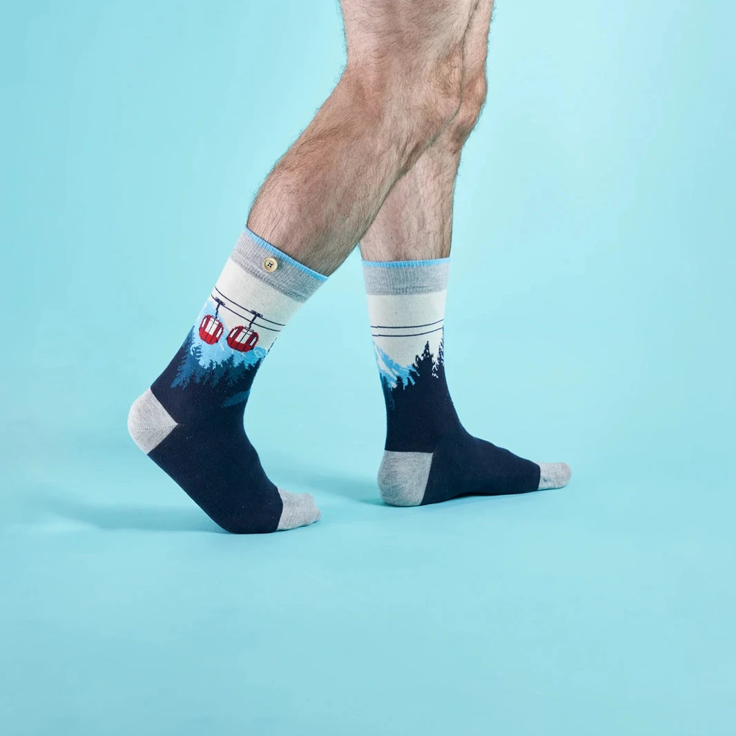 Cabaïa Chaussettes Originales Homme LAURENT & ELSA - En Coton Bio 4 Cabaïa Chaussettes Originales Homme LAURENT & ELSA - En Coton Bio - Image 2