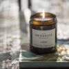 Bougie Nature AMBRE - Huile Végétale - Fabriqué En France -Clothing Discounts Store Ambre150g
