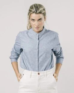 Brava Fabrics Chemise Sapporo Striped Light - En Coton Biologique - Fabriqué Au Portugal