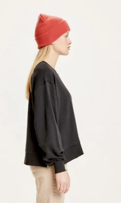 Sweat Oversize Femme A-SHAPE - En Noir - En Coton Biologique GOTS -Clothing Discounts Store ECA91B2D 194B 41AF B587 A6D016547A67