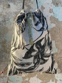 Pochon Léonard Grand En Lin Imprimé - Cousu à La Main à L'Ile D'Oléron (France) -Clothing Discounts Store IMG 9810