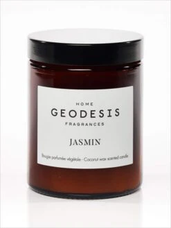 Bougie Nature JASMIN - Huiles Végétales - Fabriqué En France