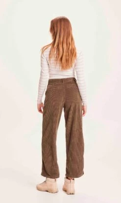Pantalon Ample En Velours POSEY LOOSE CORDUROY - En Plusieurs Coloris -Clothing Discounts Store Pantalon velour cotele kaki Knowledge dedos