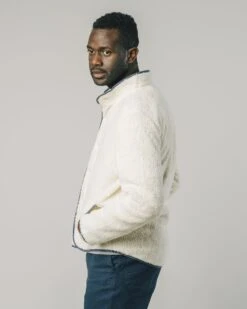 Brava Fabrics Polaire Mixte Fleece Couleur Ecru En Coton Biologique - Fabriqué Au Portugal 12 Brava Fabrics Polaire Mixte Fleece Couleur Ecru En Coton Biologique - Fabriqué Au Portugal -Clothing Discounts Store Polaire Mixte Fleece Ecru BRAVA vuedecote