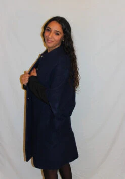 Poncho Femme CLAUDIA - En Plusieurs Coloris - En Laine -Clothing Discounts Store Poncho FemmeCLAUDIA bleu marine3