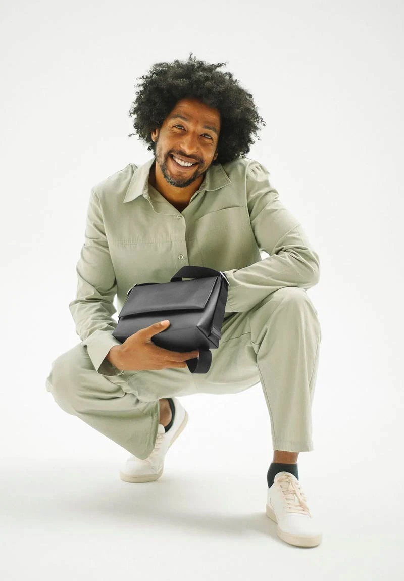 Sac Cuir Vegan Femme CROSSBODY - Couleur Noir - Fabriqué En Espagne 4 Sac Cuir Vegan Femme CROSSBODY - Couleur Noir - Fabriqué En Espagne - Image 2