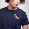 Tee-shirt Brodé MESANGE - En Coton Bio - En Marine 1 Tee-shirt Brodé MESANGE - En Coton Bio - En Marine -Clothing Discounts Store Tee shirt Brode MESANGE3