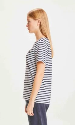 Clothing Discounts Store 24 Clothing Discounts Store -Clothing Discounts Store Tshirt Violte mariniere manchescourtes Knowledge decote