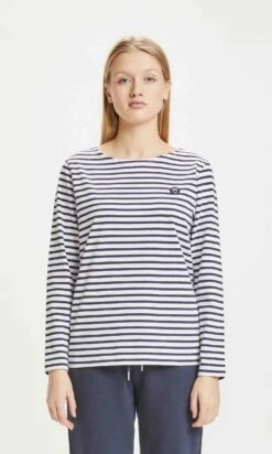 Marinière Manches Longues VIOLET - En Coton Bio