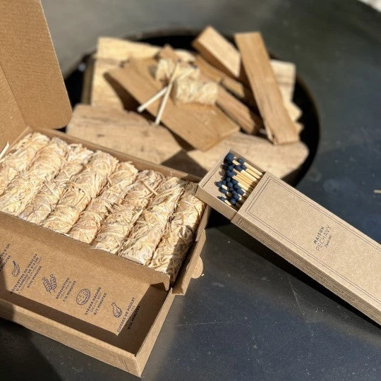 Coffret Allume Barbecue écologique Et Allumettes En Peuplier 4 Coffret Allume Barbecue écologique Et Allumettes En Peuplier - Image 2