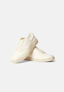 Basket Vegan - En Cuir De Maïs - Plusieurs Coloris -Clothing Discounts Store basket vegan blanc2