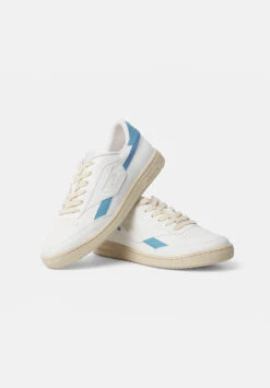 Basket Vegan - En Cuir De Maïs - Plusieurs Coloris -Clothing Discounts Store basket vegan bleu ciel2