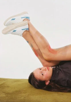 Basket Vegan - En Cuir De Maïs - Plusieurs Coloris -Clothing Discounts Store basket vegan bleu ciel5