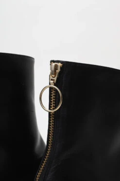 Botte A Talon Noir SOL CAREY - En Cuir -Clothing Discounts Store botte a talon noir11