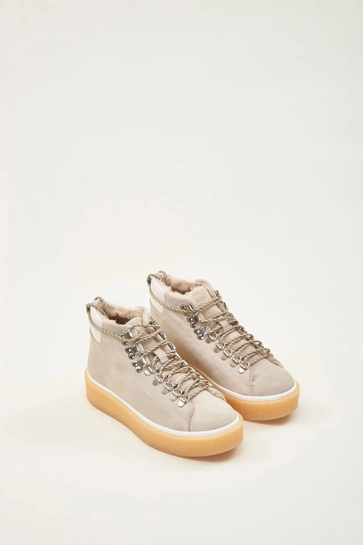 Chaussures En Daim MARIANNE - En Beige - En Cuir 3 Chaussures En Daim MARIANNE - En Beige - En Cuir