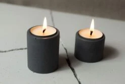 Bougeoir Style Industriel GUS - En Plusieurs Coloris - En Béton