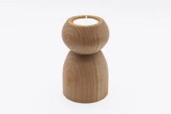 Bougeoir Naturel H 13 - Fait Main En France