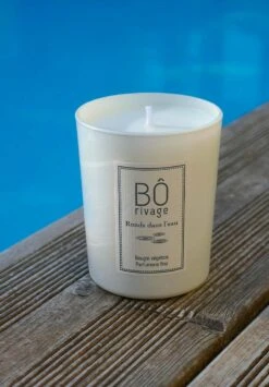 Bougie Des Ronds Dans L'eau - 160g - Huile Végétale - Fabriqué En France