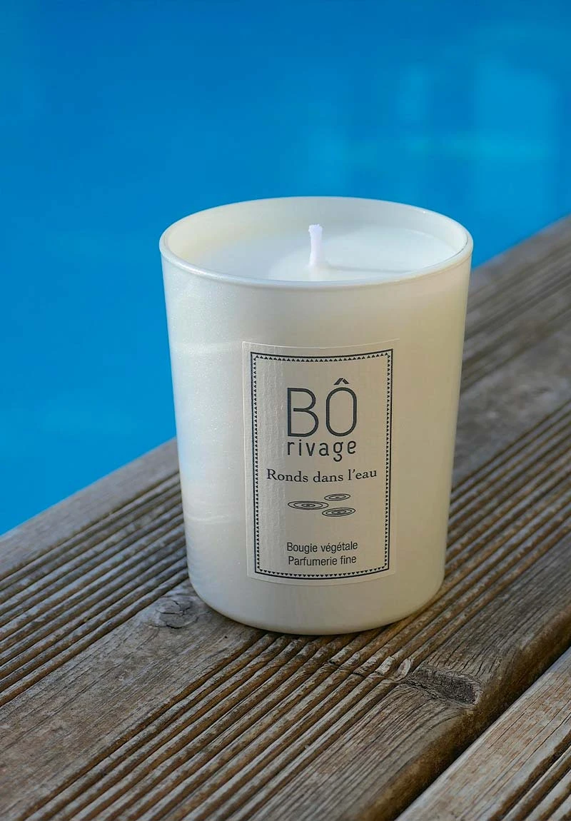 Bougie Des Ronds Dans L'eau - 160g - Huile Végétale - Fabriqué En France 3 Bougie Des Ronds Dans L'eau - 160g - Huile Végétale - Fabriqué En France