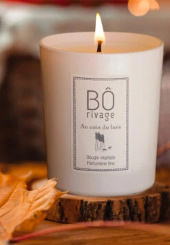 Bougie Au Coin Du Bois - 160g - Huile Végétale - Fabriqué En France