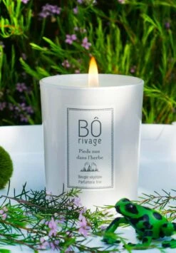 Bougie Pieds Nus Dans L'herbe - 160g - Huile Végétale - Fabriqué En France