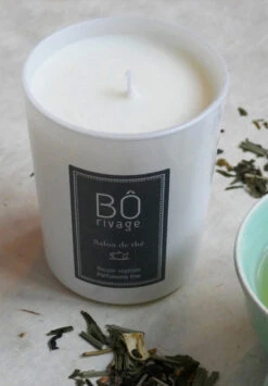Bougie Salon De Thé- 160g - Huile Végétale - Fabriqué En France