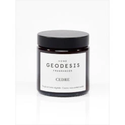 Bougie Nature CÈDRE - Huile Végétale - Fabriqué En France