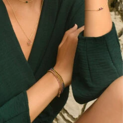 Bracelet Perles Fines Femme FILIGRANE - En Laiton Doré à L'or Fin 24 Carats 18 Bracelet Perles Fines Femme FILIGRANE - En Laiton Doré à L'or Fin 24 Carats -Clothing Discounts Store bracelet filigrane AH22 porteok 1000x1000q90