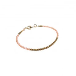 Bracelet Perles Fines Femme FILIGRANE - En Laiton Doré à L'or Fin 24 Carats 21 Bracelet Perles Fines Femme FILIGRANE - En Laiton Doré à L'or Fin 24 Carats -Clothing Discounts Store bracelet perles fines filigrane pierre de soleil