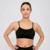 Brassière De Sport ACTIVE Femme - Plusieurs Coloris - En Nylon Recyclé -Clothing Discounts Store brassiere de sport nylon recycle noir porte