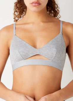 Brassière Triangle - Plusieurs Coloris - En Lyocell 11 Brassière Triangle - Plusieurs Coloris - En Lyocell -Clothing Discounts Store brassiere triangle lyocell gris