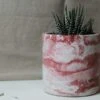 Cache Pot Intérieur - Béton Marbré Rose - Fabriqué En France 2 Cache Pot Intérieur - Béton Marbré Rose - Fabriqué En France -Clothing Discounts Store cache pot interieur marbre rose plante