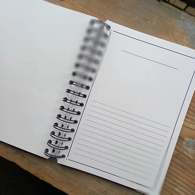 Cahier De Recettes Vierge - Motif Citrons - En Papier Certifié FSC 5 Cahier De Recettes Vierge - Motif Citrons - En Papier Certifié FSC - Image 3