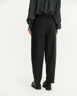 Pantalon Carotte Mixte CAMBRIDGE - Plusieurs Coloris - En Laine Vierge -Clothing Discounts Store cambridge pantalon anthracite 4