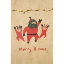 Carte De Noël Originale- Plusieurs Dessins - En Erable -Clothing Discounts Store carte de noel originale woodhi pere noel