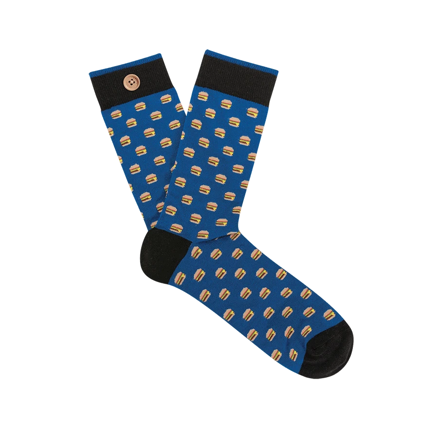 Cabaïa Chaussettes Originales Homme LOUIS & MANON - Couleur Bleue - En Coton Bio 3 Cabaïa Chaussettes Originales Homme LOUIS & MANON - Couleur Bleue - En Coton Bio