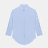 Chemise Ample Mixte BASTIA - En Bleu Ciel - En Coton Biologique -Clothing Discounts Store chemise ample mixte bastia NOYOCO bleu ciel