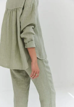 Chemisier Manches Longues CALCINU - En Lin - En Plusieurs Coloris 16 Chemisier Manches Longues CALCINU - En Lin - En Plusieurs Coloris -Clothing Discounts Store chemise ample4