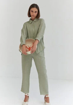 Chemisier Manches Longues CALCINU - En Lin - En Plusieurs Coloris 18 Chemisier Manches Longues CALCINU - En Lin - En Plusieurs Coloris -Clothing Discounts Store chemise ample5