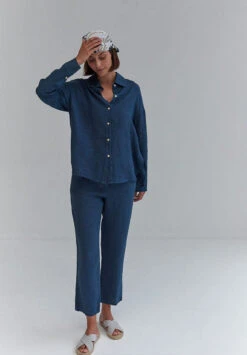 Chemisier Manches Longues CALCINU - En Lin - En Plusieurs Coloris 19 Chemisier Manches Longues CALCINU - En Lin - En Plusieurs Coloris -Clothing Discounts Store chemise ample8