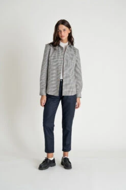 Chemise épaisse à Carreaux Vintage Mixte LENO - En Coton Biologique GOTS -Clothing Discounts Store chemise leno check AH21 Noyoco defacefemme