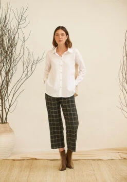 Chemise Oversize Femme MINT -En Blanc/Ecru - En Coton Biologique