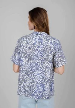 Brava Fabrics Chemisette Femme ALOHA TIGER - En Viscose Ecovero -Clothing Discounts Store chemise tiger brava11