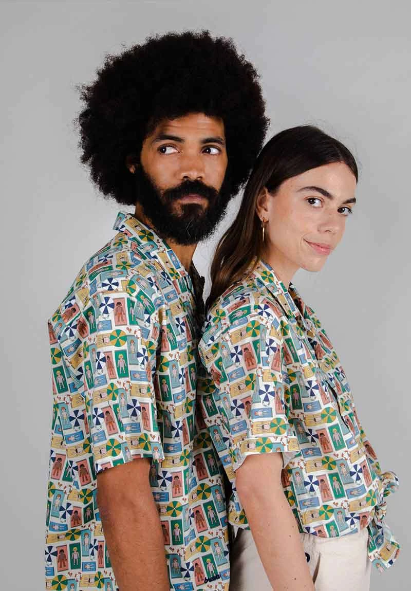 Brava Fabrics Chemisette Homme ALOHA PLAYMOBIL - En Coton Bio - Unisexe 3 Brava Fabrics Chemisette Homme ALOHA PLAYMOBIL - En Coton Bio - Unisexe
