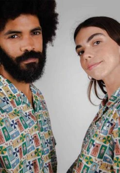 Brava Fabrics Chemisette Homme ALOHA PLAYMOBIL - En Coton Bio - Unisexe 9 Brava Fabrics Chemisette Homme ALOHA PLAYMOBIL - En Coton Bio - Unisexe -Clothing Discounts Store chemise unisexe3