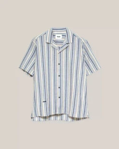 Brava Fabrics Chemise Manches Courtes Homme Cactus ALOHA - Avec Rayures Beiges Et Bleues- En Coton Bio 15 Brava Fabrics Chemise Manches Courtes Homme Cactus ALOHA - Avec Rayures Beiges Et Bleues- En Coton Bio -Clothing Discounts Store chemisette homme aloha cactus packshit