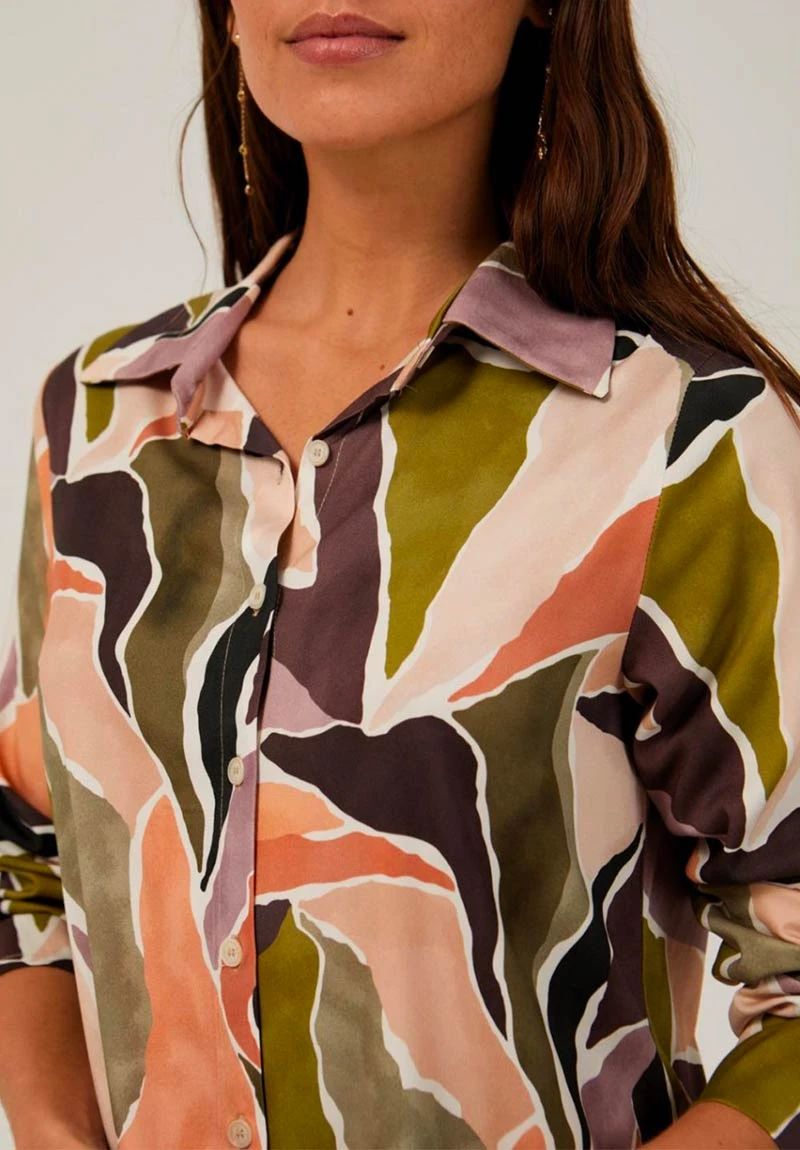 Chemisier Fluide Imprimé BOGARRE - En Viscose EcoVero 3 Chemisier Fluide Imprimé BOGARRE - En Viscose EcoVero