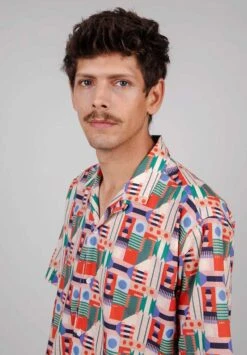 Brava Fabrics Chemisette Homme ALOHA PASSION - En Coton Bio