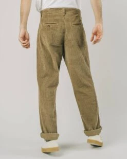 Brava Fabrics Chino En Velours PLEATED Homme - Couleur Beige - En Coton Bio 9 Brava Fabrics Chino En Velours PLEATED Homme - Couleur Beige - En Coton Bio -Clothing Discounts Store chino en velours homme pleated
